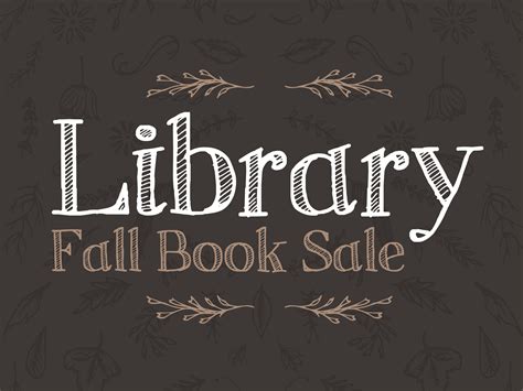 Library Fall Book Sale - East Central College