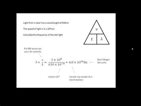 Btec Applied Science Unit Physics Equations Youtube