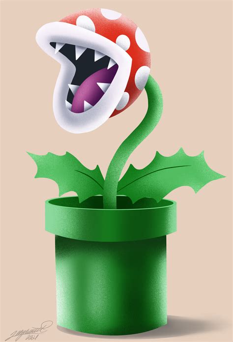 Artstation Nintendo Piranha Plant