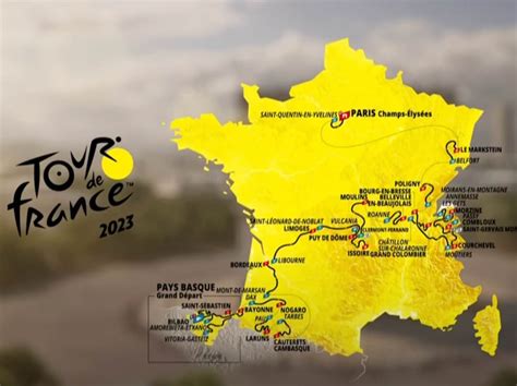 2023 Tour De France Route Announced Cure Leukaemia