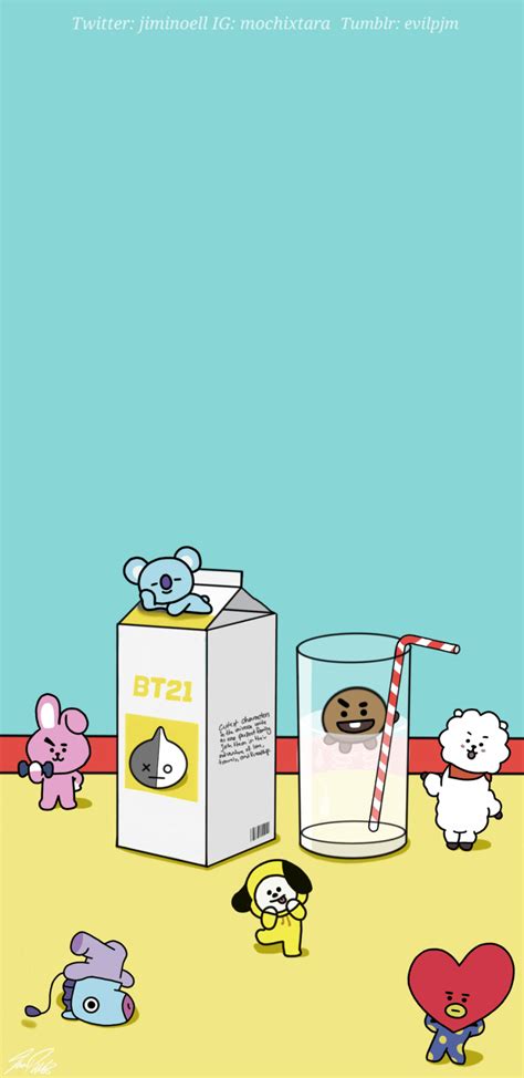 Cute BT21 Wallpapers - Top Free Cute BT21 Backgrounds - WallpaperAccess