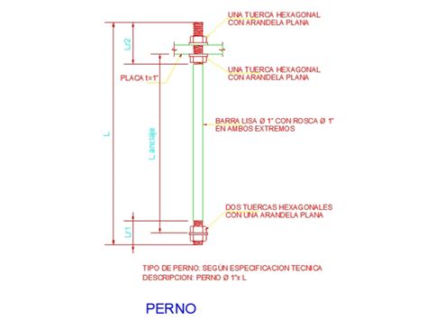 Anchor Bolt Steel Structures In Autocad Cad 78254 Kb Bibliocad