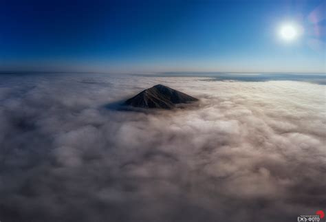 Wallpaper Nature Landscape Mountains Clouds Sun Clear Sky Mist