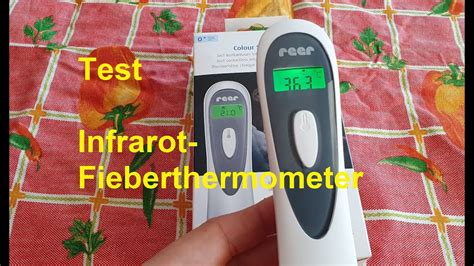 Test Infrarot Fieberthermometer Reer Colour Softtemp Seppelpower