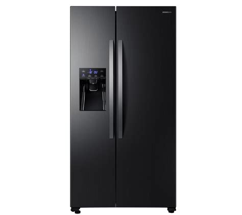 KENWOOD KSBSDIT20 American-Style Fridge Freezer - Black Inox (10205771 ...