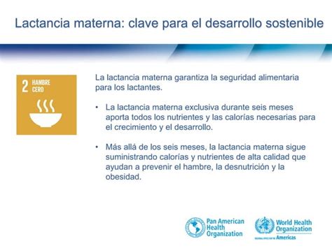 Lactancia Materna Y Desarrollo Sostenible Perspectivas De La Opsoms Ppt