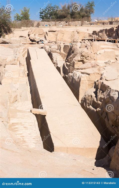 Unfinished Obelisk, Aswan, Egypt, Africa Stock Image - Image of pharaoh ...