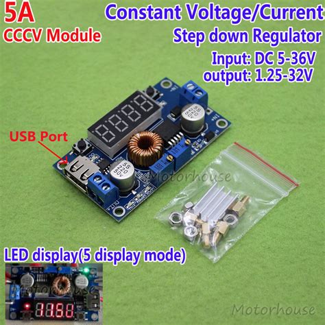 Led Dc Dc Constant Current Voltage Buck Step Down Converter 3 3v 5v 12v 24v 5a Ebay