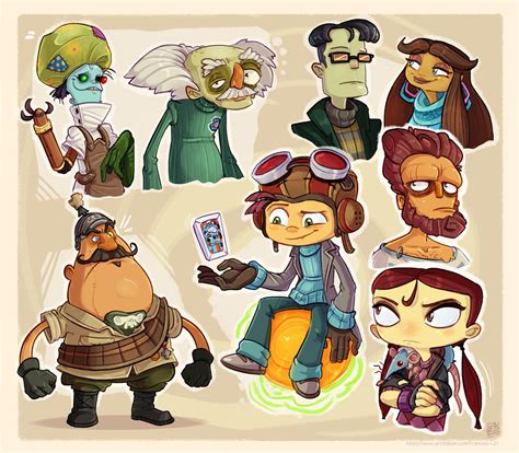 Psychonauts : Characters Sketch by FrancoisL-Artblog on DeviantArt