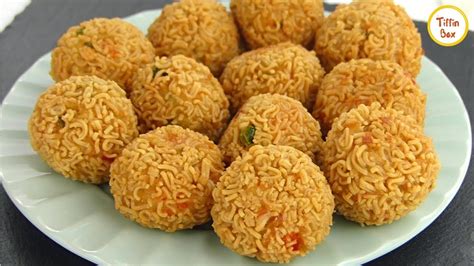 Veg Maggi Balls Maggi Pakora Recipe By Tiffin Box Best Instant