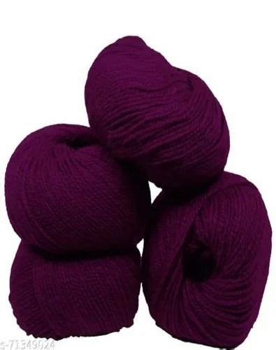 Plain 2 ply Purple Wool Yarn, For Knitting at Rs 500/kg in New Delhi ...