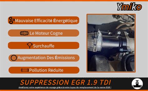 Vanne Egr Tuyau De Remplacement De Vanne Egr Pour Kit De Suppression