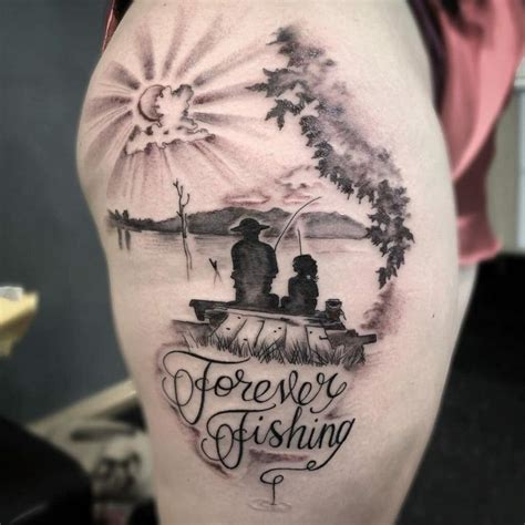 Fishing Memorial Tattoo