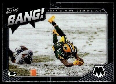 Panini Mosaic Bang Green Bay Packers Football Card Davante