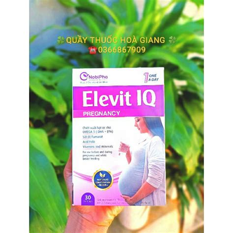 Elevit Iq Vitamin B U Vi N U Ng T Ng H P Cho B B U B Sung Vitamin