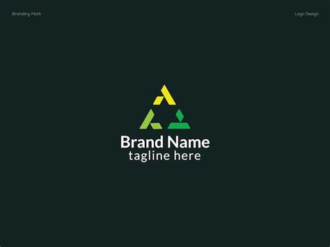 Premium Vector A Letter Brand Logo Design