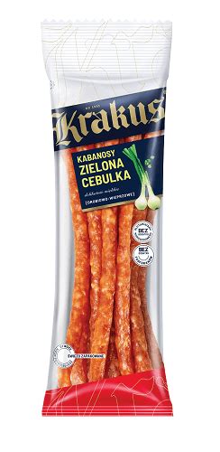 Krakus kabanosy zielona cebulka 95g Delikatesy Dwójka