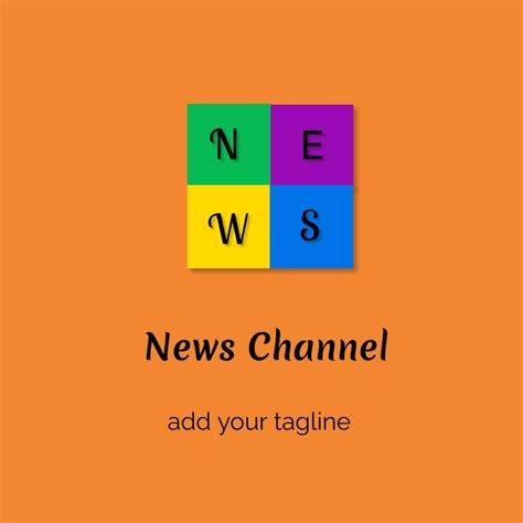 News Channel Logo Template Postermywall