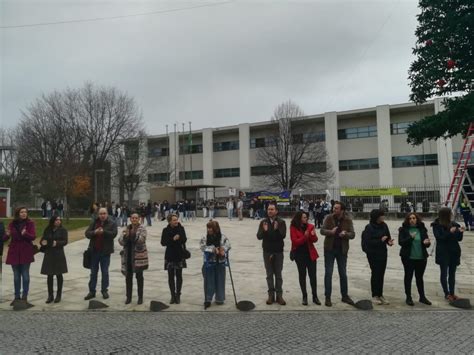 Gueda Professores Formam Cord O Humano Em Frente Marques De