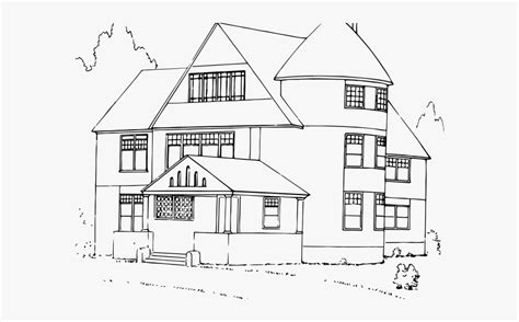 Big House Clipart Black And White , Free Transparent Clipart - ClipartKey