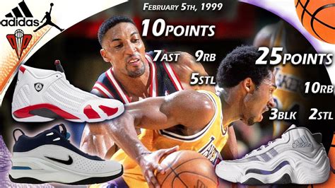 Kobe Bryant Vs Scottie Pippen Face Off February 5th 1999 Youtube