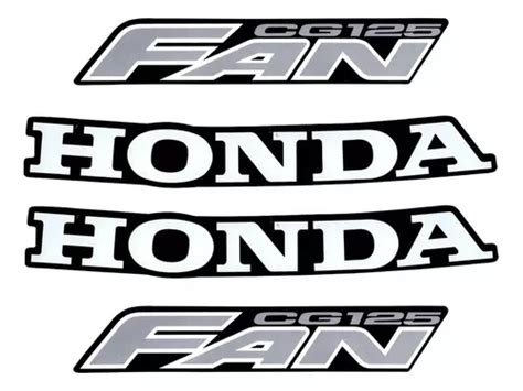 Jogo Cartela Adesivos Completo Honda Cg Fan 125 Preta 2007 Mercadolivre