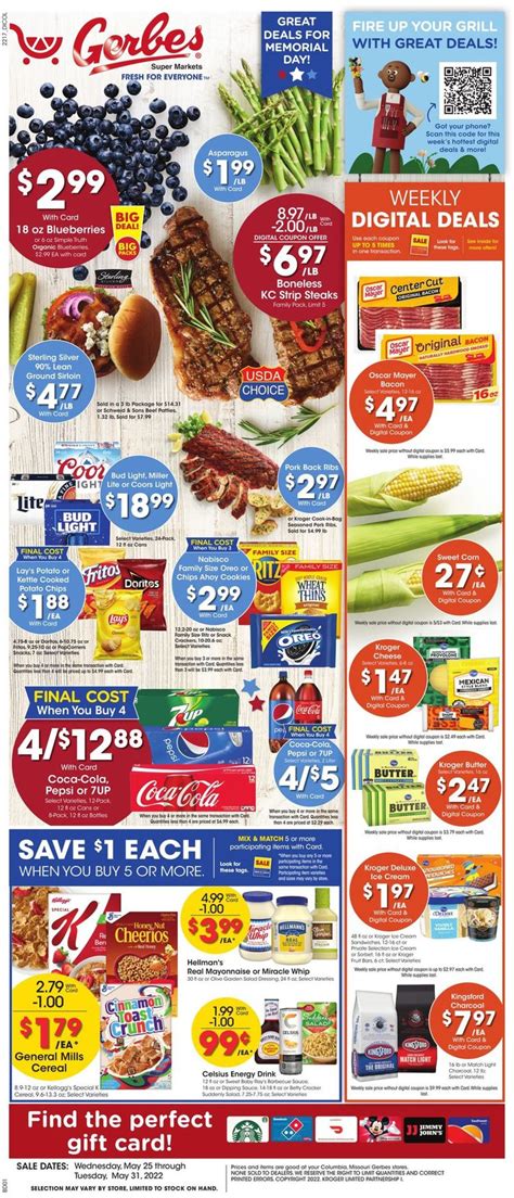 Gerbes Super Markets Ad Circular Rabato