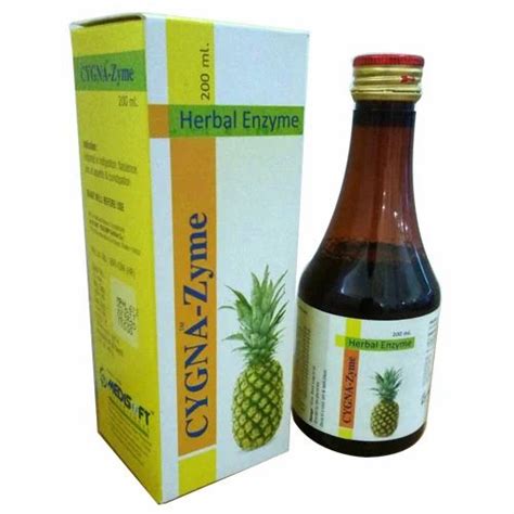 Cygna Zyme An Ayurvedic Enzyme Syrup Packaging 200 ML At Rs 110 In