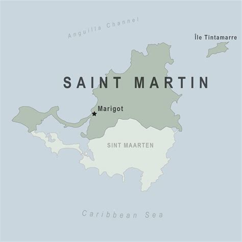 Top 102+ Pictures Map Of St. Maarten In The Caribbean Superb