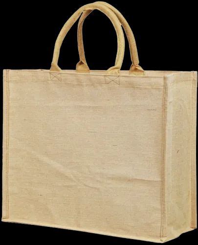 Plain Natural Juco Shopping Bag Capacity 10Kg Size 45X45X15 At Rs