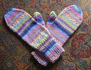 Ravelry 8 Basic Mittens On 4 Double Pointed Needles Pattern By Ann