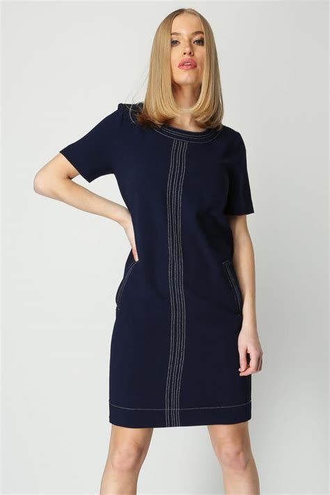 Navy Shift Dress