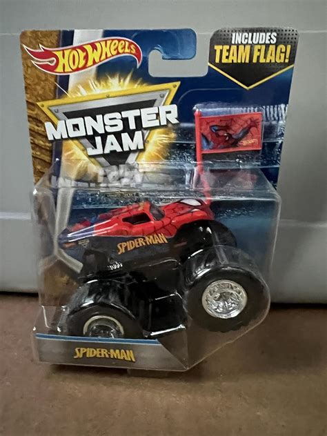 Amazon Hot Wheels Monster Jam Spider Man Marvel Heroes With