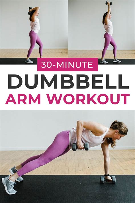 30 Minute Arm Workout With Weights Video Nourish Move Love