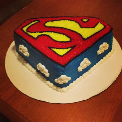 Superman Cake Cupcake Cakes Cake Desserts