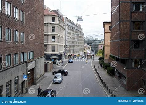 Oslo, Norway street. editorial photography. Image of travel - 336802