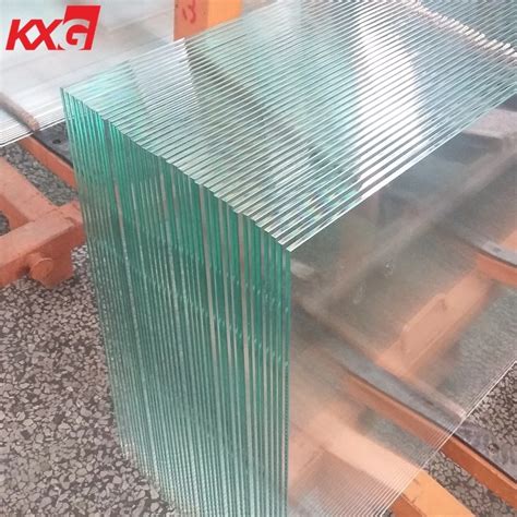 4mm 22mm Different Thickness Clear Tempered Glass Super Clear Low