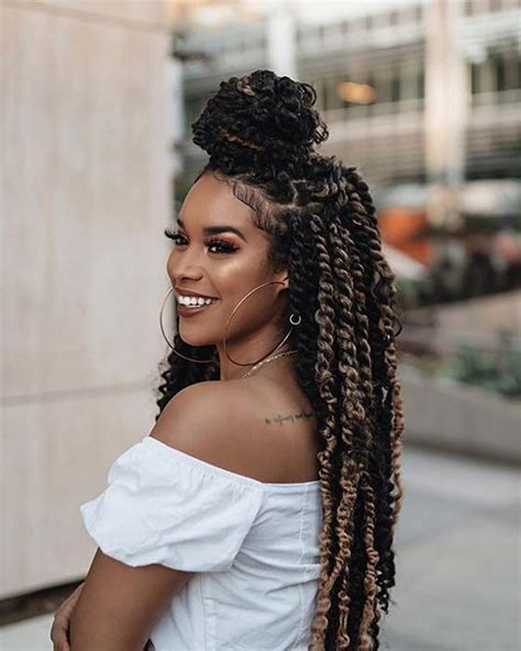 45 Gorgeous Passion Twists Hairstyles StayGlam Twist Braid