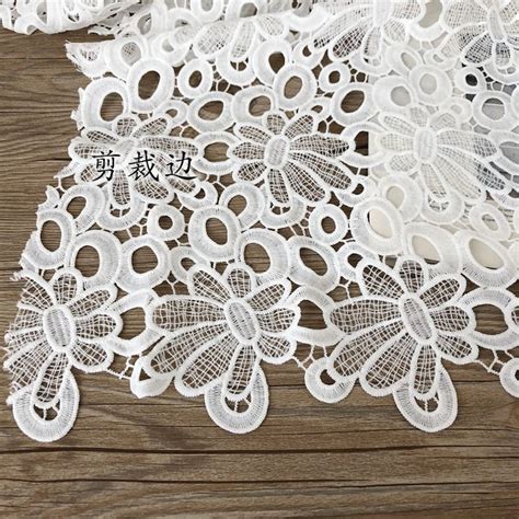 Guipure Flower Forest Embroidered Lace Fabricbridal Lace By Etsy