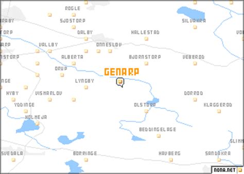 Genarp (Sweden) map - nona.net