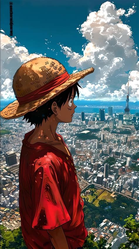 Monkey D Luffy, Straw Hat, One Piece, phone wallpaper [2560x4588] [16:9 ...