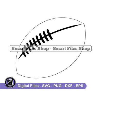 Football Outline SVG, Sport Svg, Football Dxf, Football Png, - Inspire ...