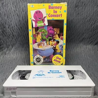 Barney Friends Barney In Concert VHS 1991 Grelly USA