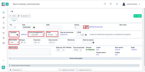 Manual De Instruções Sv014 Como Emitir Uma Nota Fiscal