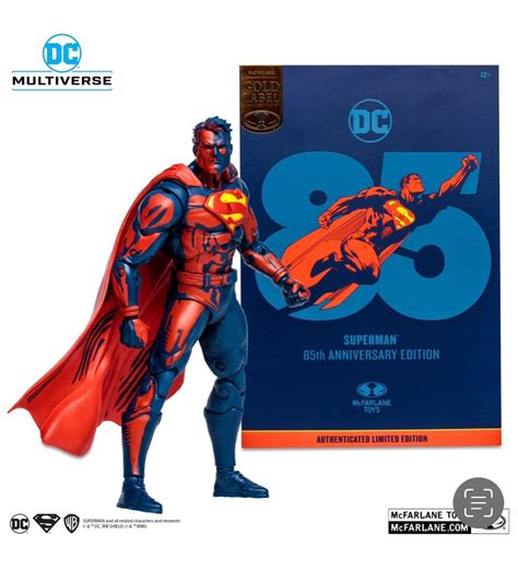 Preorder Mcfarlane Superman 85th Anniversary Sdcc Hobbies And Toys