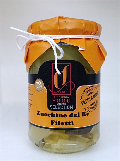 Dodaro Shop Zucchine Del Re Filetti 290gr