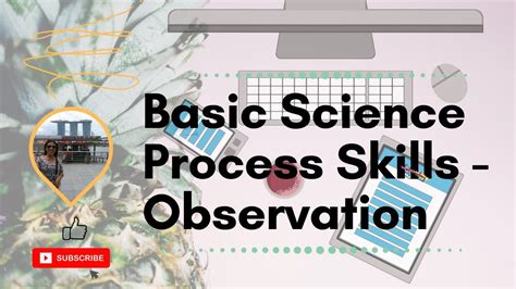 Basic Science Process Skills Observation Youtube