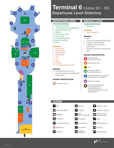 Lax Terminal Parking Map