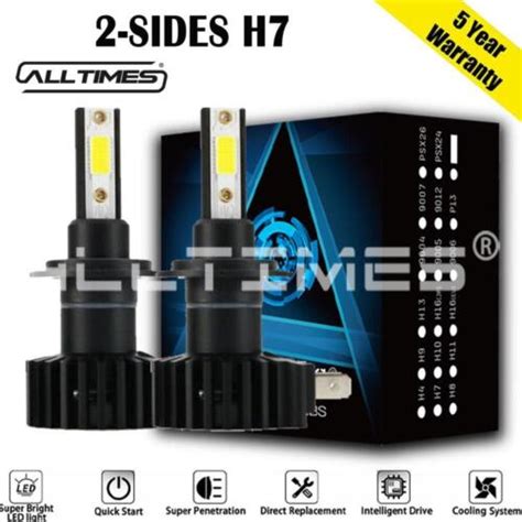 X Alltimes H Led Combo Headlight Bulbs High Low Kit W Extremely