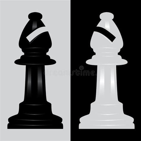 Ilustraci N Vectorial De La Pieza De Ajedrez En Blanco Y Negro De Rook